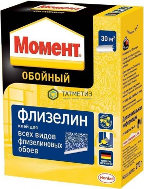 Клей для обоев Момент Флизелин 250г. | «ТАТМЕТИЗ» Клей для обоев Момент Флизелин 250г. - магазин крепежа «ТАТМЕТИЗ»