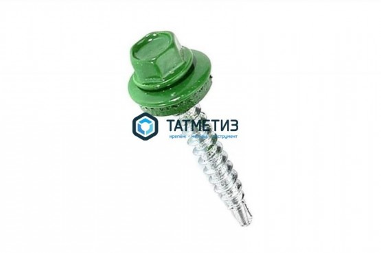 Саморез окраш.кров. 4,8х50 (51) /6029/ (150 шт/уп) ТК | «ТАТМЕТИЗ» Саморез окраш.кров. 4,8х50 (51) /6029/ (150 шт/уп) ТК - магазин крепежа «ТАТМЕТИЗ»