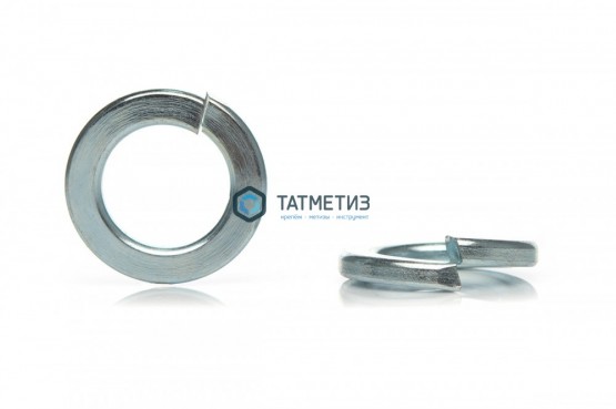 Шайба гроверная DIN 127, оц М10 (уп 25кг/ 10500 шт) SR | «ТАТМЕТИЗ» Шайба гроверная DIN 127, оц М10 (уп 25кг/ 10500 шт) SR - магазин крепежа «ТАТМЕТИЗ»