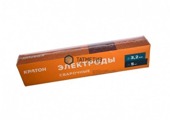 Электрод для дуговой сварки 3,2 мм Кратон 5кг | «ТАТМЕТИЗ» Электрод для дуговой сварки 3,2 мм Кратон 5кг - магазин крепежа «ТАТМЕТИЗ»