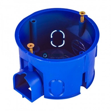 Коробка устан. СП 68х45 (блочная) GUSI С3М3 Евро (синяя) | «ТАТМЕТИЗ» Коробка устан. СП 68х45 (блочная) GUSI С3М3 Евро (синяя) - магазин крепежа «ТАТМЕТИЗ»