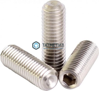 Винт установочный с засверл. концом, внутренний шестигранник ИСО 4029 (ДИН 916) А2 M 6X 8 |  «ТАТМЕТИЗ» Винт установочный с засверл. концом, внутренний шестигранник ИСО 4029 (ДИН 916) А2 M 6X 8 -  магазин крепежа «ТАТМЕТИЗ»