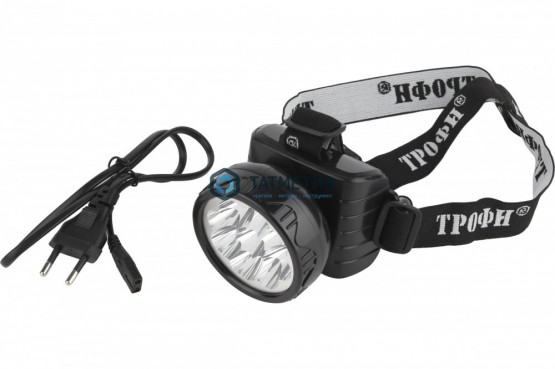Фонарь налобный аккум. ТРОФИ TG9, 4В, 0.9А.ч 9хLED ЗУ 220В | «ТАТМЕТИЗ» Фонарь налобный аккум. ТРОФИ TG9, 4В, 0.9А.ч 9хLED ЗУ 220В - магазин крепежа «ТАТМЕТИЗ»