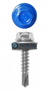 Саморез окраш.кров. 5,5х19 /5005/ (4000 шт/уп) DAXMER M | «ТАТМЕТИЗ» Саморез окраш.кров. 5,5х19 /5005/ (4000 шт/уп) DAXMER M - магазин крепежа «ТАТМЕТИЗ»