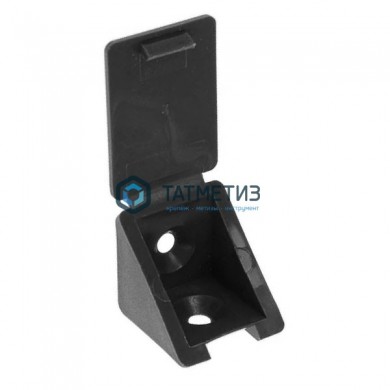 Мебельный уголок ЧЕРНЫЙ  (100 шт/уп) -  магазин крепежа «ТАТМЕТИЗ»