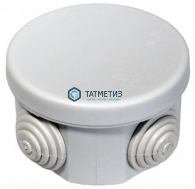 Коробка распр. РК D70*45 круг. 120шт | «ТАТМЕТИЗ» Коробка распр. РК D70*45 круг. 120шт - магазин крепежа «ТАТМЕТИЗ»