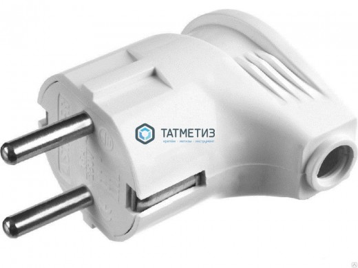Эл.вилка угловая с/з бел. 16А А105UNIVersal | «ТАТМЕТИЗ» Эл.вилка угловая с/з бел. 16А А105UNIVersal - магазин крепежа «ТАТМЕТИЗ»