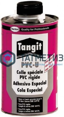 Клей для труб из ПВХ Тангит PVC-U 1 кг. | «ТАТМЕТИЗ» Клей для труб из ПВХ Тангит PVC-U 1 кг. - магазин крепежа «ТАТМЕТИЗ»