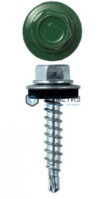 Саморез окраш.кров. 4,8х29 /6005/ DAXMER MS (10х250) | «ТАТМЕТИЗ» Саморез окраш.кров. 4,8х29 /6005/ DAXMER MS (10х250) - магазин крепежа «ТАТМЕТИЗ»