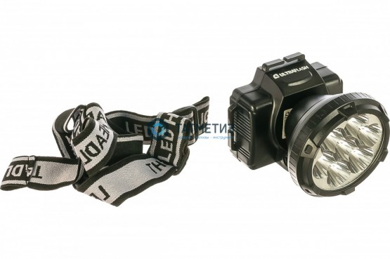 Фонарь налобный аккум. Ultraflash LED 5362 (220В 7LED 2 режима;черн.) | «ТАТМЕТИЗ» Фонарь налобный аккум. Ultraflash LED 5362 (220В 7LED 2 режима;черн.) - магазин крепежа «ТАТМЕТИЗ»