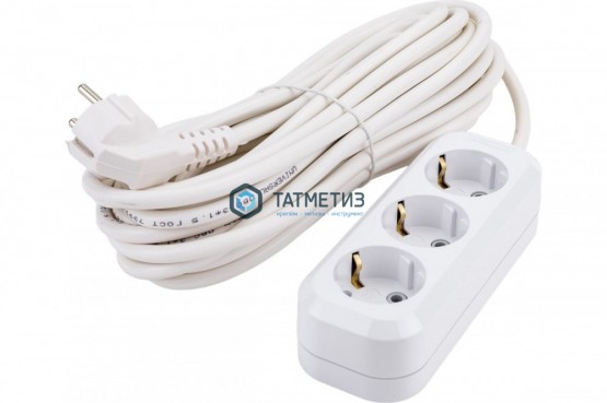 Удлинитель бытовой 3х5м с/з, 16А, IP20, ПВС 3х1,5 UNIVersal E-303А | «ТАТМЕТИЗ» Удлинитель бытовой 3х5м с/з, 16А, IP20, ПВС 3х1,5 UNIVersal E-303А - магазин крепежа «ТАТМЕТИЗ»