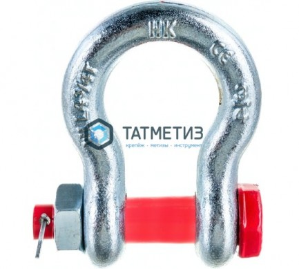 Скоба такелажная г/п омегообразная с болтом и гайкой 11мм (3/8") 1,0 т G-2130 | «ТАТМЕТИЗ» Скоба такелажная г/п омегообразная с болтом и гайкой 11мм (3/8") 1,0 т G-2130 - магазин крепежа «ТАТМЕТИЗ»