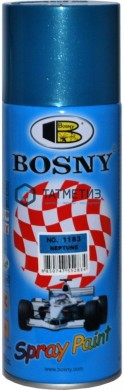 Краска аэроз. BOSNY 400 мл. №1183 ГОЛУБОЙ МЕТАЛИК | «ТАТМЕТИЗ» Краска аэроз. BOSNY 400 мл. №1183 ГОЛУБОЙ МЕТАЛИК - магазин крепежа «ТАТМЕТИЗ»