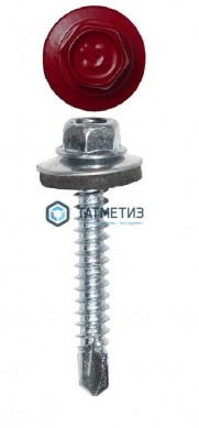 Саморез окраш.кров. 4,8х35 /3005/ (4000 шт/уп) ОМАХ | «ТАТМЕТИЗ» Саморез окраш.кров. 4,8х35 /3005/ (4000 шт/уп) ОМАХ - магазин крепежа «ТАТМЕТИЗ»