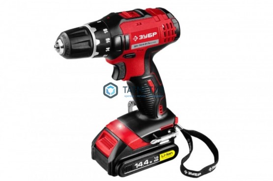 Дрель-шуруповерт 14.4В, Li-Ion, 2 АКБ, ЗУБР | «ТАТМЕТИЗ» Дрель-шуруповерт 14.4В, Li-Ion, 2 АКБ, ЗУБР - магазин крепежа «ТАТМЕТИЗ»
