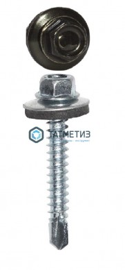 Саморез окраш.кров. 4,8х35 /9005/ DAXMER MS (10х250) | «ТАТМЕТИЗ» Саморез окраш.кров. 4,8х35 /9005/ DAXMER MS (10х250) - магазин крепежа «ТАТМЕТИЗ»