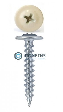 Саморез п/ш остр. 4,2x25 RAL 1015 (500 шт/уп) | «ТАТМЕТИЗ» Саморез п/ш остр. 4,2x25 RAL 1015 (500 шт/уп) - магазин крепежа «ТАТМЕТИЗ»