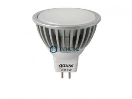 Лампа Gauss led MR 16 4 W GU5.3 4100K | «ТАТМЕТИЗ» Лампа Gauss led MR 16 4 W GU5.3 4100K - магазин крепежа «ТАТМЕТИЗ»