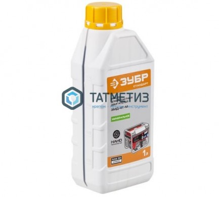 Масло ЗУБР, для 4-х тактных двигателей, минеральное, класс SAE 30, 1л | «ТАТМЕТИЗ» Масло ЗУБР, для 4-х тактных двигателей, минеральное, класс SAE 30, 1л - магазин крепежа «ТАТМЕТИЗ»