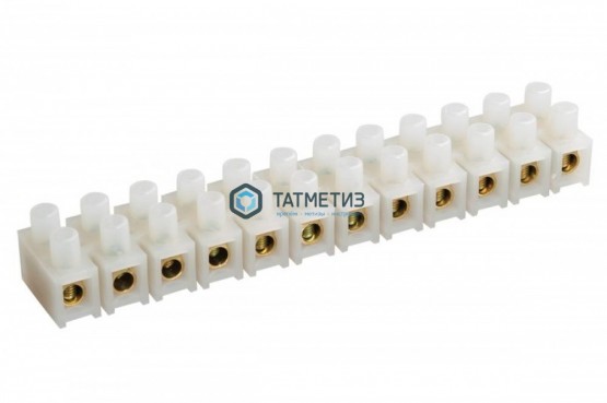 Клеммн. колодка 1.5-4мм.кв. ЗВИ-5 12пар | «ТАТМЕТИЗ» Клеммн. колодка 1.5-4мм.кв. ЗВИ-5 12пар - магазин крепежа «ТАТМЕТИЗ»