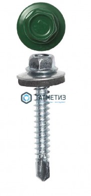 Саморез окраш.кров. 4,8х35 /6005/ DAXMER MS (10х250) | «ТАТМЕТИЗ» Саморез окраш.кров. 4,8х35 /6005/ DAXMER MS (10х250) - магазин крепежа «ТАТМЕТИЗ»