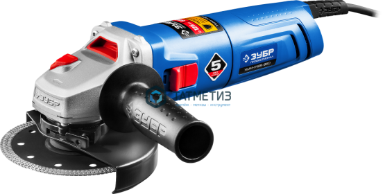 УШМ ЗУБР 125 мм,  850 Вт, серия Профессионал. -  магазин крепежа «ТАТМЕТИЗ»