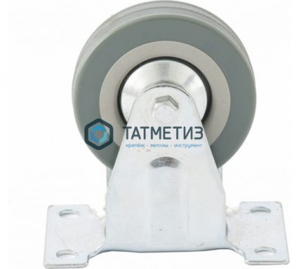 Колесо неповоротное d-75мм, крепление платформенное // СИБРТЕХ | «ТАТМЕТИЗ» Колесо неповоротное d-75мм, крепление платформенное // СИБРТЕХ - магазин крепежа «ТАТМЕТИЗ»