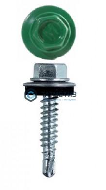 Саморез окраш.кров. 5,5х25 /6029/ (250 шт/уп) D | «ТАТМЕТИЗ» Саморез окраш.кров. 5,5х25 /6029/ (250 шт/уп) D - магазин крепежа «ТАТМЕТИЗ»