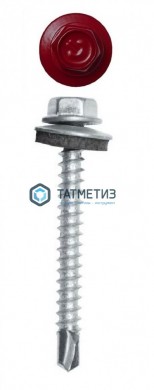 Саморез окраш.кров. 4,8х50 (51) /3005/ DAXMER MS (10х150) | «ТАТМЕТИЗ» Саморез окраш.кров. 4,8х50 (51) /3005/ DAXMER MS (10х150) - магазин крепежа «ТАТМЕТИЗ»