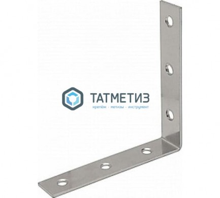 Крепежный уголок мебельный 30х30х30х1,8 мм KUM (500шт/упак) -  магазин крепежа «ТАТМЕТИЗ»