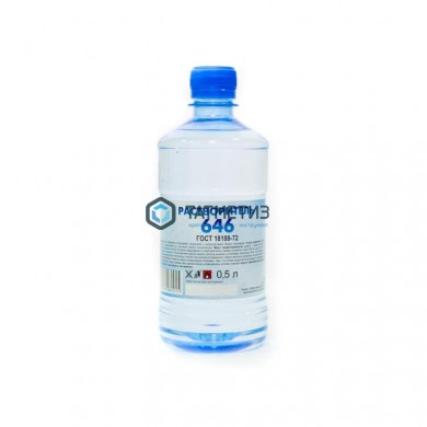 Растворитель 646 ГОСТ ПЭТ 0,5л / 24 ДИНАМИКА | «ТАТМЕТИЗ» Растворитель 646 ГОСТ ПЭТ 0,5л / 24 ДИНАМИКА - магазин крепежа «ТАТМЕТИЗ»