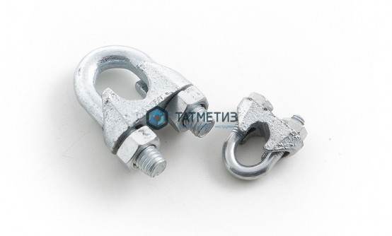 Зажим троса DIN 741  8  КТ -  магазин крепежа «ТАТМЕТИЗ»