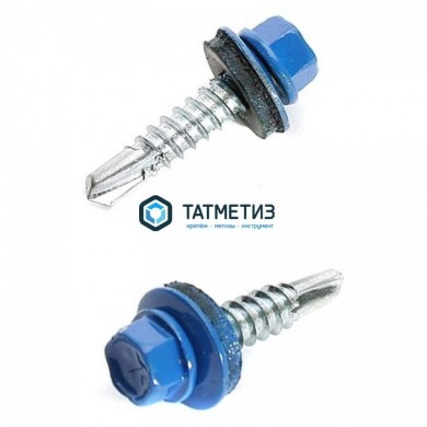 Саморез окраш.кров. 5,5х25 /5012/ DAXMER M (10х250) | «ТАТМЕТИЗ» Саморез окраш.кров. 5,5х25 /5012/ DAXMER M (10х250) - магазин крепежа «ТАТМЕТИЗ»