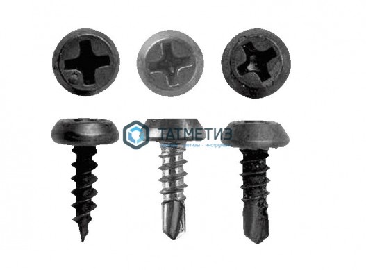 Саморез 3,5х11 остр цинк (20 000 шт/уп) ТК / МС | «ТАТМЕТИЗ» Саморез 3,5х11 остр цинк (20 000 шт/уп) ТК / МС - магазин крепежа «ТАТМЕТИЗ»