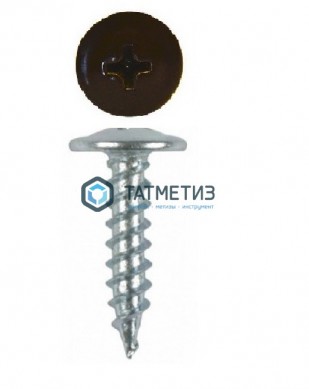 Саморез п/ш остр. 4,2x19 RAL 8017 (1000 шт/уп) DR | «ТАТМЕТИЗ» Саморез п/ш остр. 4,2x19 RAL 8017 (1000 шт/уп) DR - магазин крепежа «ТАТМЕТИЗ»