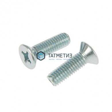 Винт потай DIN 965 оц 6х 30  (уп 5 кг / 842 шт) ТК |  «ТАТМЕТИЗ» Винт потай DIN 965 оц 6х 30  (уп 5 кг / 842 шт) ТК -  магазин крепежа «ТАТМЕТИЗ»