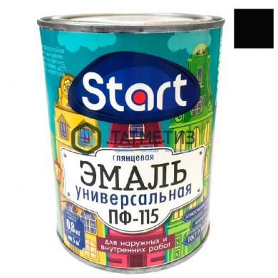 Эмаль ПФ-115 ЧЕРНАЯ 0,8 кг-. /14 СТАРТ | «ТАТМЕТИЗ» Эмаль ПФ-115 ЧЕРНАЯ 0,8 кг-. /14 СТАРТ - магазин крепежа «ТАТМЕТИЗ»