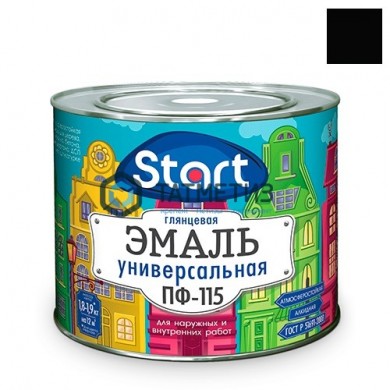 Эмаль ПФ-115 ЧЕРНАЯ 1,9 кг-. /6 СТАРТ | «ТАТМЕТИЗ» Эмаль ПФ-115 ЧЕРНАЯ 1,9 кг-. /6 СТАРТ - магазин крепежа «ТАТМЕТИЗ»