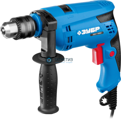 Дрель удар, ЗУБР Профессионал 580 Вт, патрон 13мм, реверс, d: сталь-10 мм/бетон-13 мм/дерево-20мм | «ТАТМЕТИЗ» Дрель удар, ЗУБР Профессионал 580 Вт, патрон 13мм, реверс, d: сталь-10 мм/бетон-13 мм/дерево-20мм - магазин крепежа «ТАТМЕТИЗ»