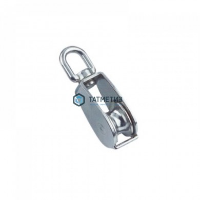 Блок скольжения с вертлюгом и обухом АРТ 8393 А2 25 мм |  «ТАТМЕТИЗ» Блок скольжения с вертлюгом и обухом АРТ 8393 А2 25 мм -  магазин крепежа «ТАТМЕТИЗ»