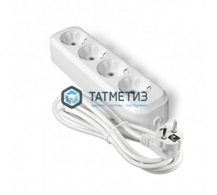 Удлинитель бытовой 4х3м с/з, 13А, ПВС 3х1,0, АВС-пластик Universal E-304 | «ТАТМЕТИЗ» Удлинитель бытовой 4х3м с/з, 13А, ПВС 3х1,0, АВС-пластик Universal E-304 - магазин крепежа «ТАТМЕТИЗ»