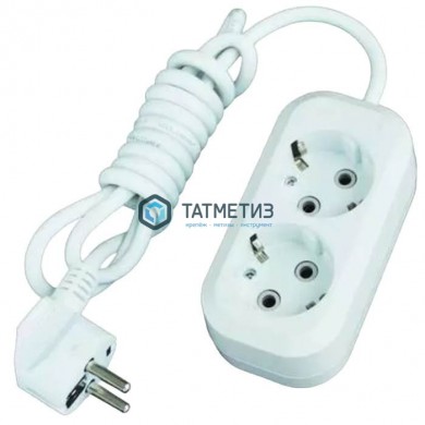 Удлинитель бытовой 2х2м с заземлением 16А Универсал | «ТАТМЕТИЗ» Удлинитель бытовой 2х2м с заземлением 16А Универсал - магазин крепежа «ТАТМЕТИЗ»