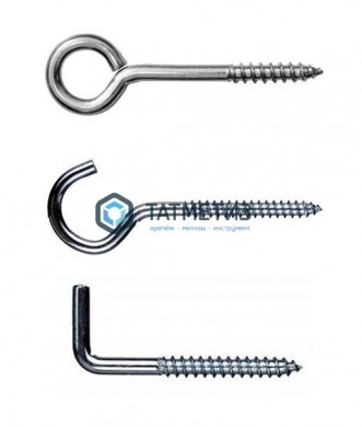 Шуруп-полукольцо 3,5х30 | «ТАТМЕТИЗ» Шуруп-полукольцо 3,5х30 - магазин крепежа «ТАТМЕТИЗ»
