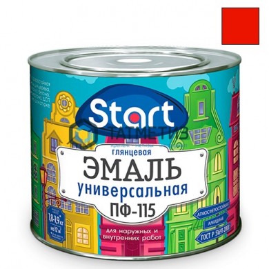 Эмаль ПФ-115 КРАСНАЯ 1,8 кг-. /6 СТАРТ | «ТАТМЕТИЗ» Эмаль ПФ-115 КРАСНАЯ 1,8 кг-. /6 СТАРТ - магазин крепежа «ТАТМЕТИЗ»