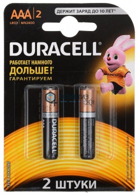 Батарейка алкалиновая тип ААА  DURACELL -  магазин крепежа «ТАТМЕТИЗ»