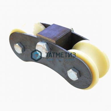 Каретка роликовая КАПРОЛОН под ТРУБУ d.3/4" (25мм) d 70 | «ТАТМЕТИЗ» Каретка роликовая КАПРОЛОН под ТРУБУ d.3/4" (25мм) d 70 - магазин крепежа «ТАТМЕТИЗ»