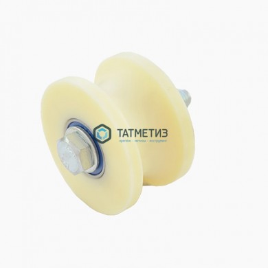 Ролик КАПРОЛОН d 70мм под ТРУБУ d.3/4" (25мм) | «ТАТМЕТИЗ» Ролик КАПРОЛОН d 70мм под ТРУБУ d.3/4" (25мм) - магазин крепежа «ТАТМЕТИЗ»