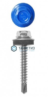 Саморез окраш.кров. 5,5х38 /5005/ | «ТАТМЕТИЗ» Саморез окраш.кров. 5,5х38 /5005/ - магазин крепежа «ТАТМЕТИЗ»