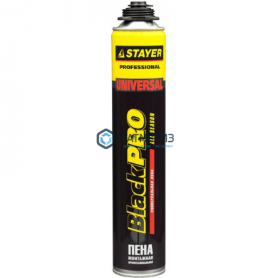 Монтажная пена STAYER 65, адаптер, всесезонная, 750мл | «ТАТМЕТИЗ» Монтажная пена STAYER 65, адаптер, всесезонная, 750мл - магазин крепежа «ТАТМЕТИЗ»