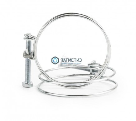 Хомут проволочный, цинк, 108 мм (4 1/4") (5 шт) | «ТАТМЕТИЗ» Хомут проволочный, цинк, 108 мм (4 1/4") (5 шт) - магазин крепежа «ТАТМЕТИЗ»